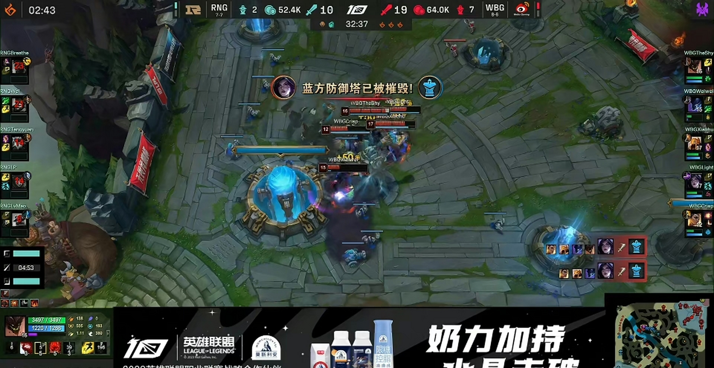 TheShy连续十场比赛得分超过绝杀，RNG挑战极限！的简单介绍